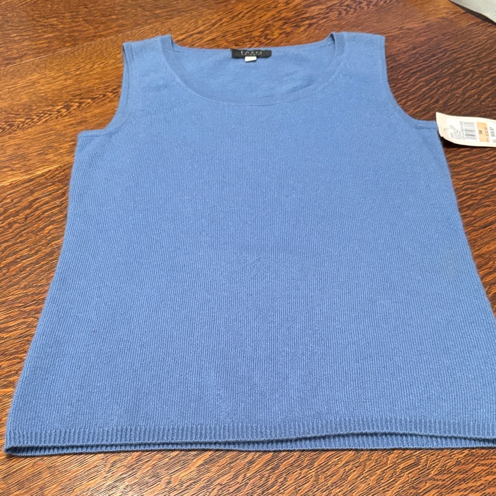 Forte Cashmere Light Blue Knit Top